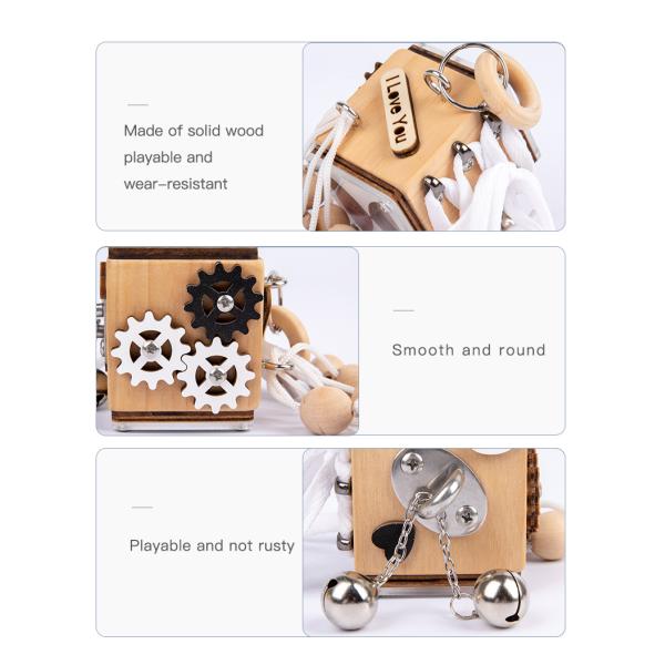 Wooden Montessori Enlightenment Baby Developmental Toys Busy Fast