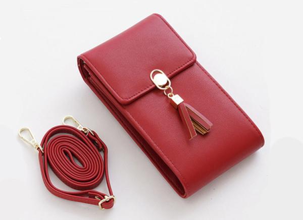 2019 mobile phone tassel lock buckle one shoulder multifunctiona purse small bags