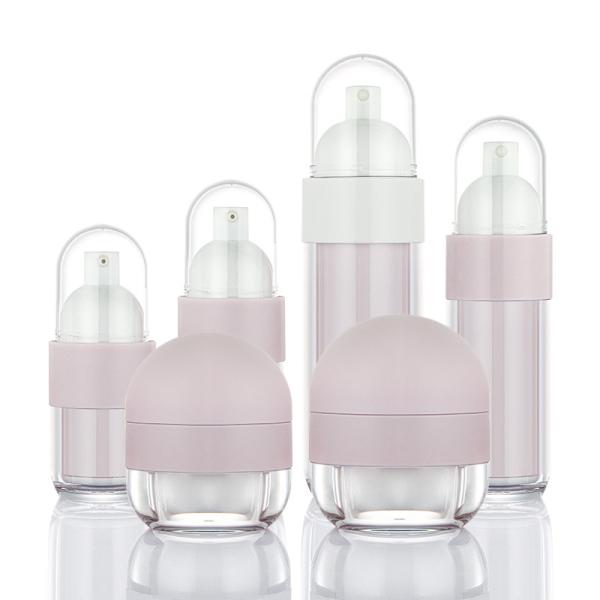 wholesale cosmetic plastic bottle sets jar for skincare face cream lotion bottle