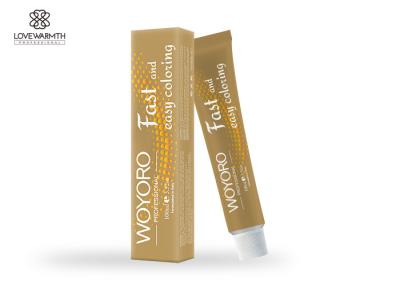Coloração fácil permanente do creme do cabelo da cor da fórmula 100ml para o salão de beleza/TERMAS