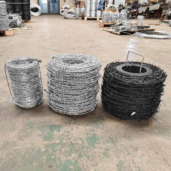 10 Gauge Galvanized Barbed Wire Fence Railways Highways Concertina Coil Wire