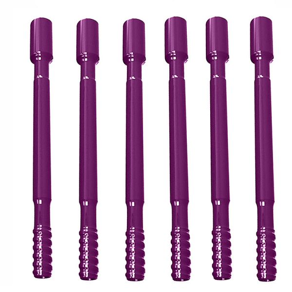 T51 Thread  Mining Drill Rods Heat Treatment Top Hammer Drilling Tools Steel Drill Rod