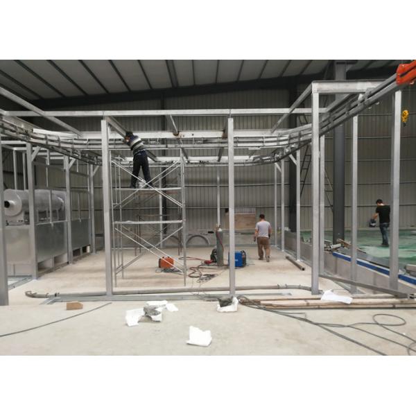 High Performance 150mm Powder Coating Furnace  / Powder Coating Booth Oven