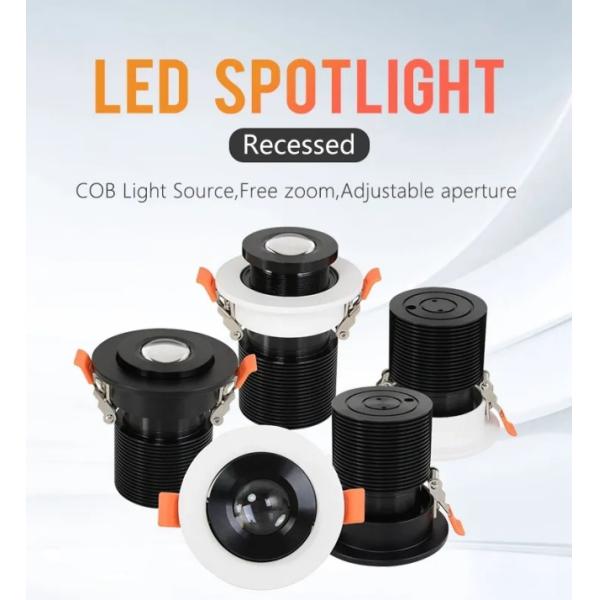 Focal Length Outdoor Ceiling Lights Adjustable Recessed 5W 7W 10W