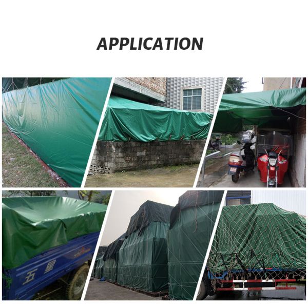 Heavy Duty Woven Tarpaulin Waterproof Outdoor Vegetable Flower Farming Car Shelter Customized HDPE Tarpaulin Tarpaulin Rainproof Tarpaulin Tarps Heavy Duty Waterproof Tarp PE Coated Tarpaulin