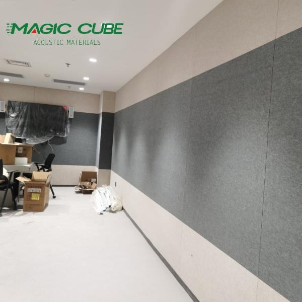 Customized PET Felt Sound Deadening Wall Panels For Recording Studio