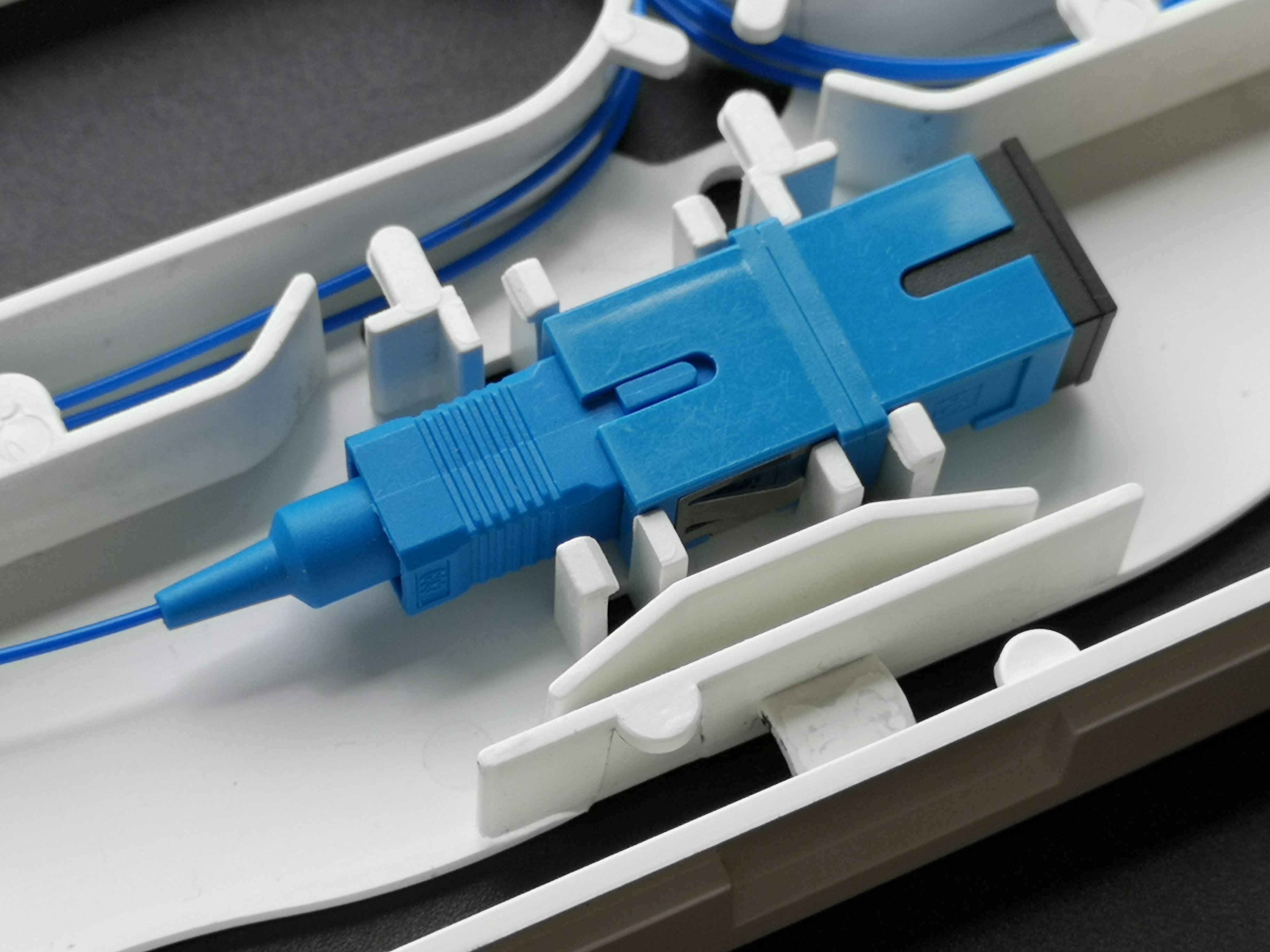 ВОРСИНА лицевой плиты оптически данным по волокна SC ядра FTTH 1 крытая