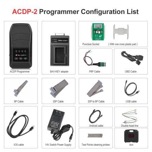 Yanhua ACDP-2 VW MQB48/49 5A 5C Package with Module 34 for MQB RH850 5A IMMO Key Programming & 5C KM Cluster Correction