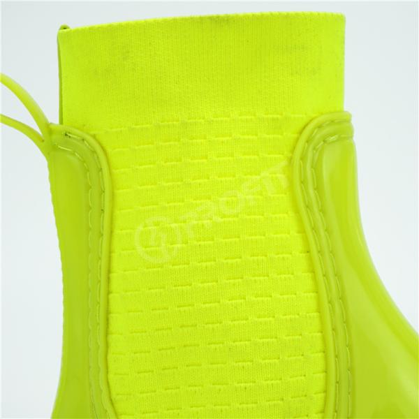 Reusable High Heel Rain Boots , PVC Anti Slip Rain Boots