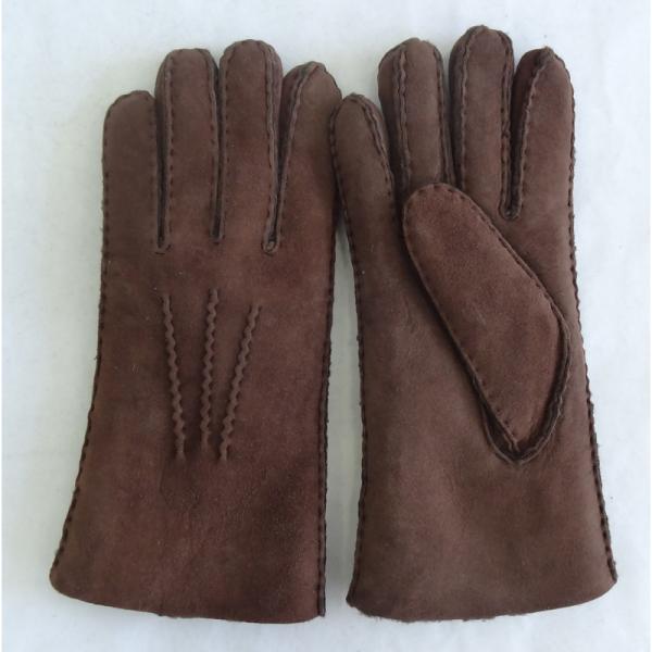 Sheepskin Merino Lamb Fur Lined Leather Shearling Gloves