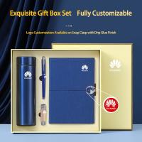 High End Minimalista Cuero de Cuaderno Con Smart aislado Tumbler Metal U Disco