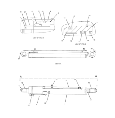 CA2712173 271-2173 2712173 ARM CYLINDER SEAL KIT FOR CATERPILLAR EXCAVATOR PARTS