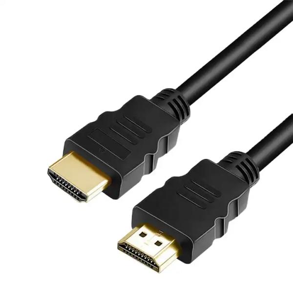 1M-30M Cable HDMI preto 4K com proteção de tranças 24k Revestido de ouro macho-homem 2.0 3D 60Hz