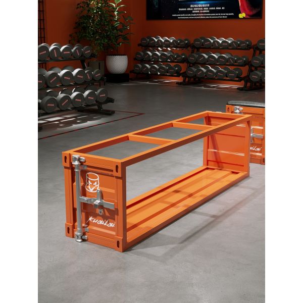 Household Oil Drum Bench Creative Indoor Metal Bench Customized