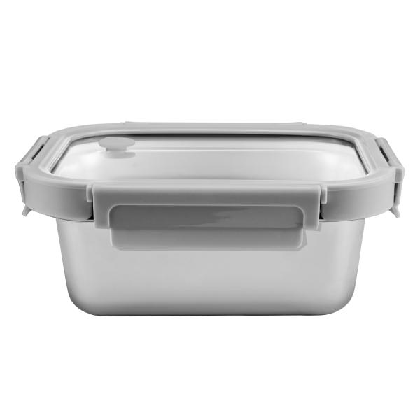 Stainless Steel Food Storage Container with Glass Lid 500ml-1000ml
