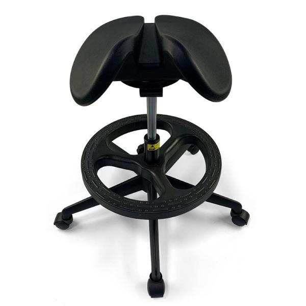Workshop Custom Made PU Foam Chair Self Crust Saddle Office Chair