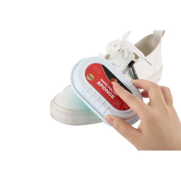 Shoe Shine Sponge Two Sides Shiny Leather Shoes Care Oil Shiner With Neutral Color JAPAN Production