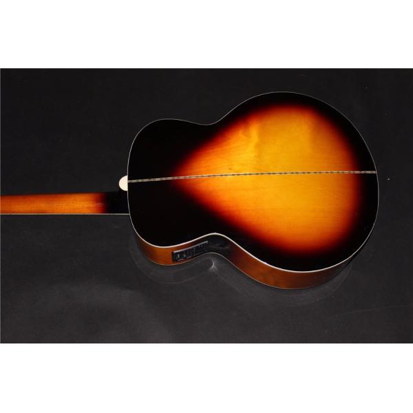 Lefty guitar jumbo wholesale guitar promotion electric acoustic guitar lefty sunburst Acoustic guitar