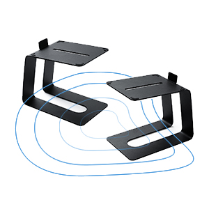 Профессиональная металлическая/алюминиевая несложная стойка для белого монитора студии