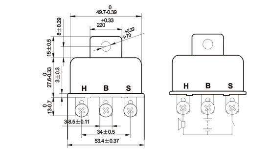 058800 0342 Auto Parts Ford Cars 6 Volt Horn Relay With Silver Metal Cover 86530-22010 pure copper wire