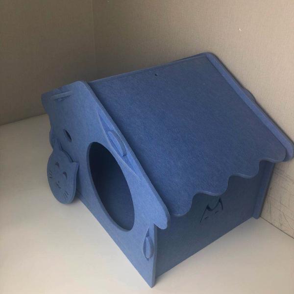 36.5*39.5*51.5CM Detachable EN71 Felt Pet Cave House