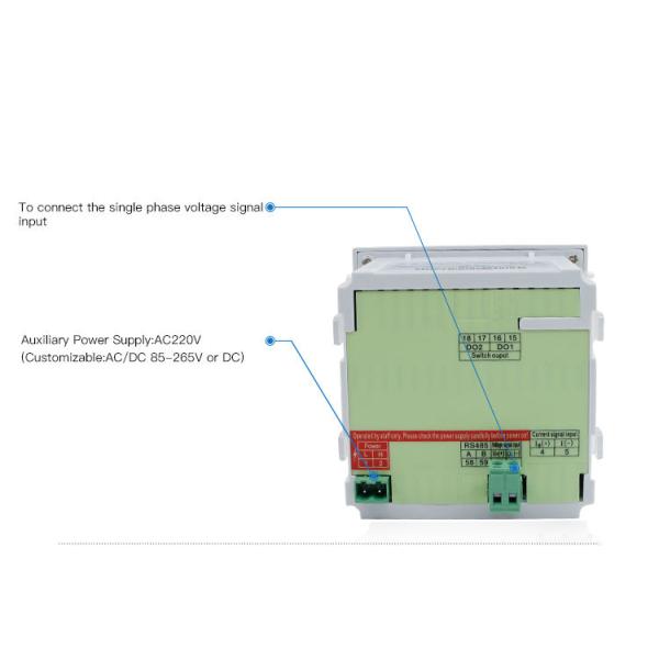 Settable Alarm Intelligent Single Phase Frequency Meter  Measurement
