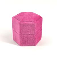 IS41 Rose red Velvet Ring Packaging Box Elegant Jewelry Gift Box