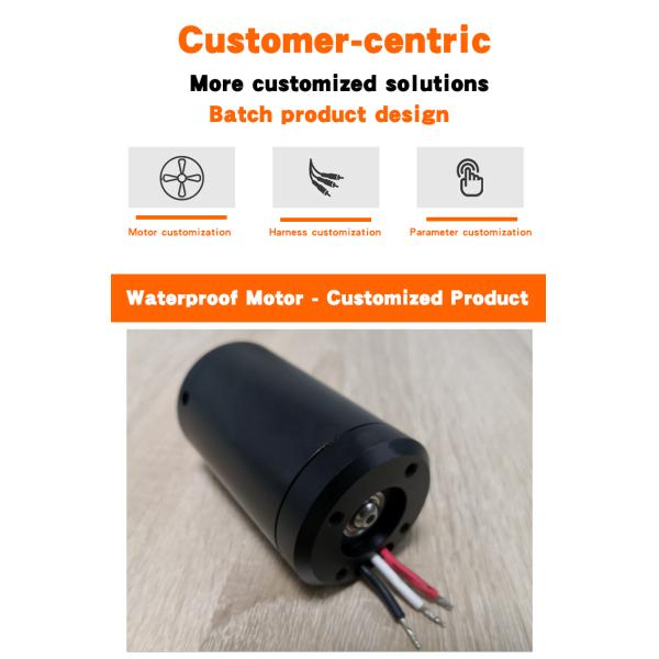 Электрический двигатель 24V наивысшей мощности водоустойчивый для шлюпки доски RC двигателя