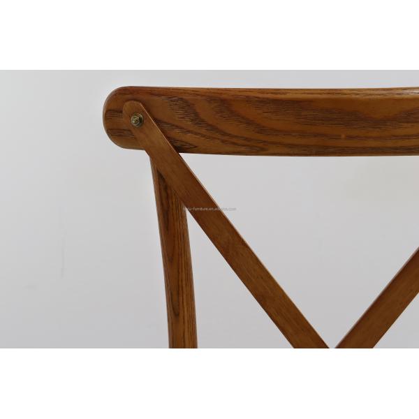 Silla de madera de boda de madera para banquetes y paquetes de correo