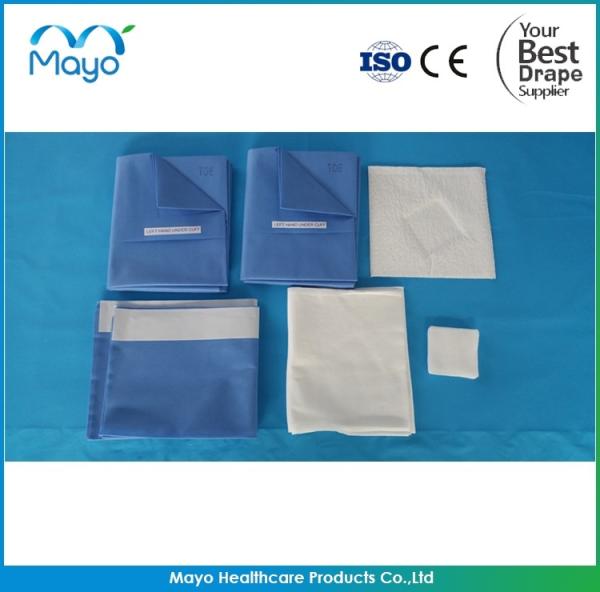 Nonwoven Obstetrics Drapes Delivery Surgical Drape With Adhesive