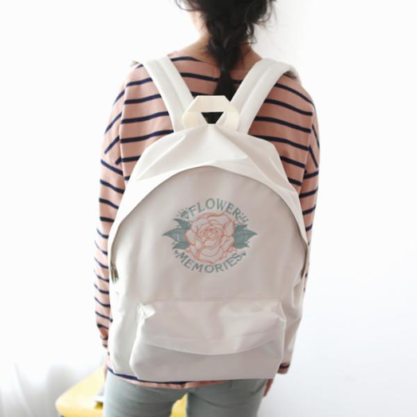 2017 Chinese Rose Embroidery PatternsWaterproof Backpack