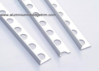 Straight Edge Polished Chrome Wall Tile Corner Trim 10mm x 2.44m
