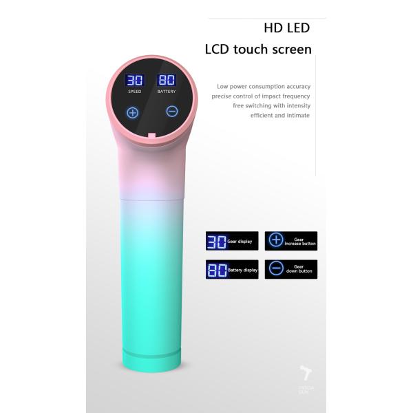 Перезаряжаемый беспроводной пистолет для глубокого массажа тканей 1200–2800 об/мин