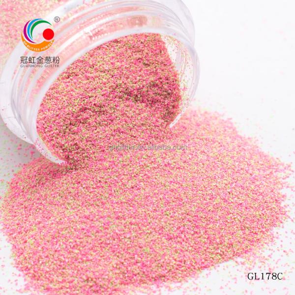 Ultra Fine Polyester Hexagonal Multicolor Glitter Powder Mix Sugar Color Outdoor Christmas Decoration