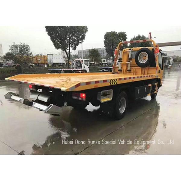 JAC Tilt Deck Flat Bed Recovery Truck , Rollback Light Duty Wrecker