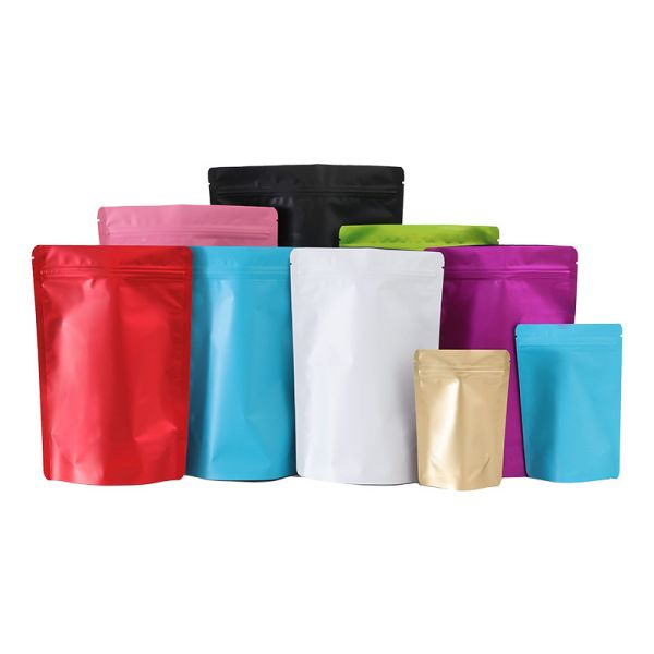 Customizable Stand up Pouch With Lock  Food Packaging Bag Ziplock Bag custom Color