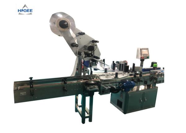 Flat Bottle Can Labeling Machine , High Speed Automatic Box Labeling Machine