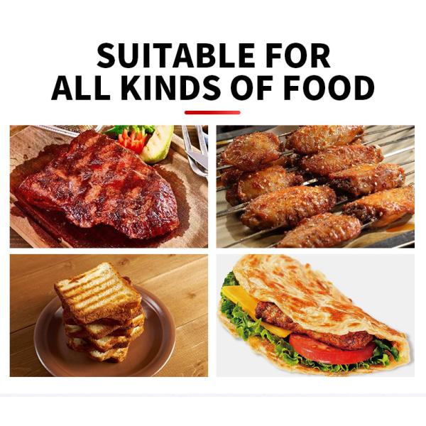 Panini Press Grill Sandwich Maker полный плоский контактный гриль 220v/110v без частной плесени