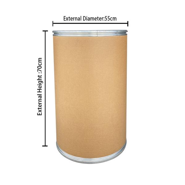 42gal 160L Fiber Shipping Drums Compact Waterproof Moisture Proof Fiber Storage Drums