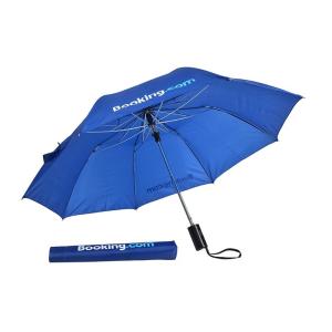 Зонтики гольфа логотипа автомобиля открытые изготовленные на заказ, складывая железный каркас зонтика гольфа Виндпрооф
