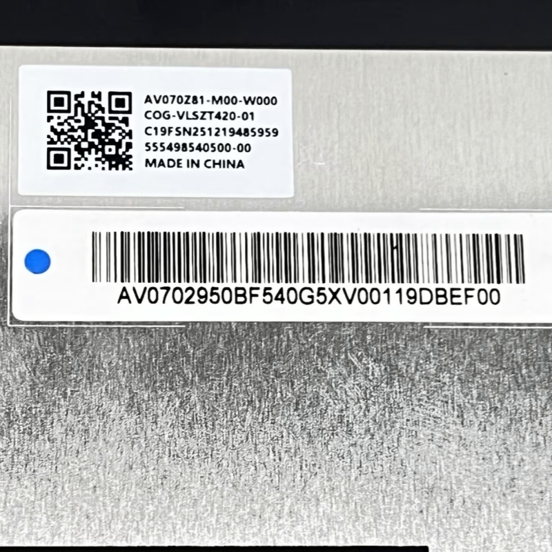 Car Display Screen COG-VLSZT420-01 LCD Panel AV070Z81-M00-W000 for GPS Navigation Replacement