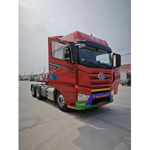 Camion Faw Jiefang Tête de tracteur utilisée J7 500 HP 6x4 fort