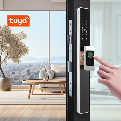 Bridge Cutoff Smart Sliding Door Lock Waterproof Tuya Smartphone EKey Remote Control