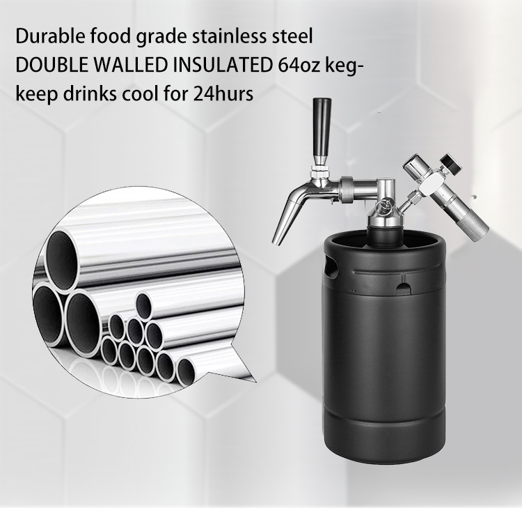 64oz изолировало нитро холодную кофеварку SS304 brew