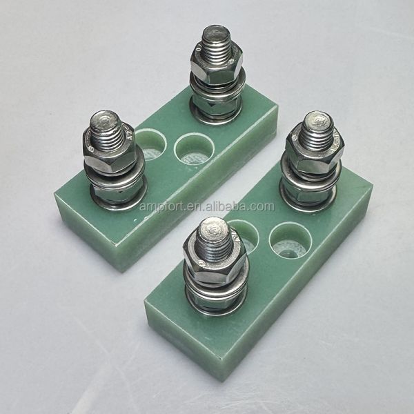 Fiberglass Bolt on Fuse Holder FHR39-M8-01 200V 800A for EV HEV Protection, Fit for A202001 Series High Current Fuse 100-500A