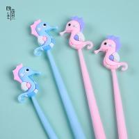 Cute dessin animé Blue Gel stylos d'encre Des dessins animés stylos d'écriture 0,5 mm styles assortis stylos Papeterie Pour l'école Bureau à la maison Étudiant enfants cadeau d'anniversaire