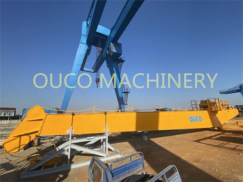 Durable Stiff Boom Electric Marine Crane Hydraulic 2t 15m Yacht Use CE Certificate