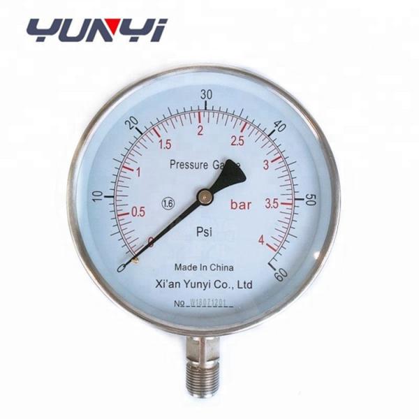 Stainless Steel 316L Air Pressure Gauge Industrial Digital Display Pressure Meter