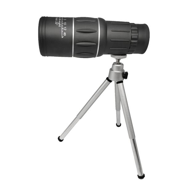 Telescópio portátil FMC do monocular da mão que reveste 16X52 com o ocular retrátil