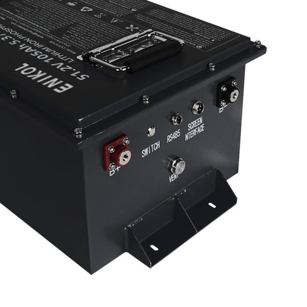 Bateria de lítio de 100h 48V para ar livre Carrinho de golfe Carro de patrulha Bateria de lítio de ferro fosfato